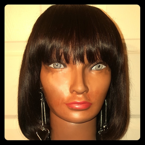 NEW Hand-made 100% Human Hair Bob w/Lace Closure - Picture 1 of 6